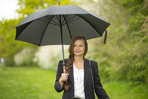 G813-01 Black (Черный) Зонт мужской трость Fulton Fulton, Артикул: G813-01 Black фото №1