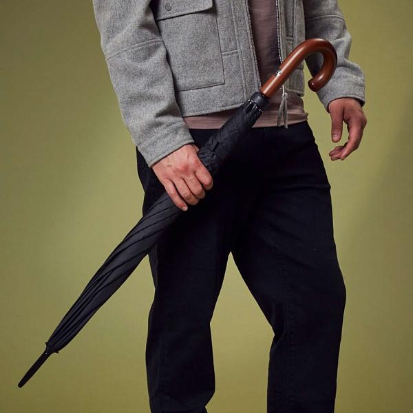 G813-01 Black (Черный) Зонт мужской трость Fulton Fulton, Артикул: G813-01 Black фото №1