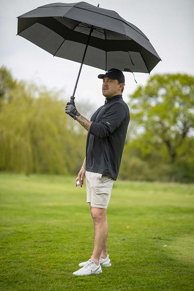 S669-01 Black (Черный) Зонт мужской гольфер Fulton Fulton, Артикул: S669-01 Black фото №1