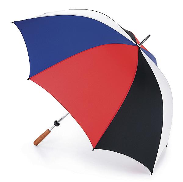 S652-1780 BlackRedNavyWhite (ЧерныйКрасныйСинийБелый) Зонт мужской гольфер Fulton Fulton, Артикул: S652-1780 BlackRedNavyWhite фото №1