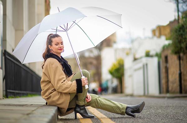 S664-02 White (Белый) Зонт мужской гольфер Fulton Fulton, Артикул: S664-02 White фото №1