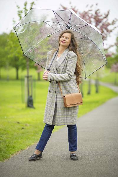 S841-004 Clear (Прозрачный) Зонт мужской гольфер Fulton Fulton, Артикул: S841-004 Clear фото №1