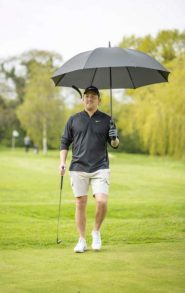 S837-01 Black (Черный) Зонт мужской гольфер Fulton Fulton, Артикул: S837-01 Black фото №1