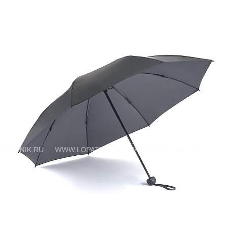 l930-006 black&charcoal (черный с серым) зонт женский механика fulton Fulton