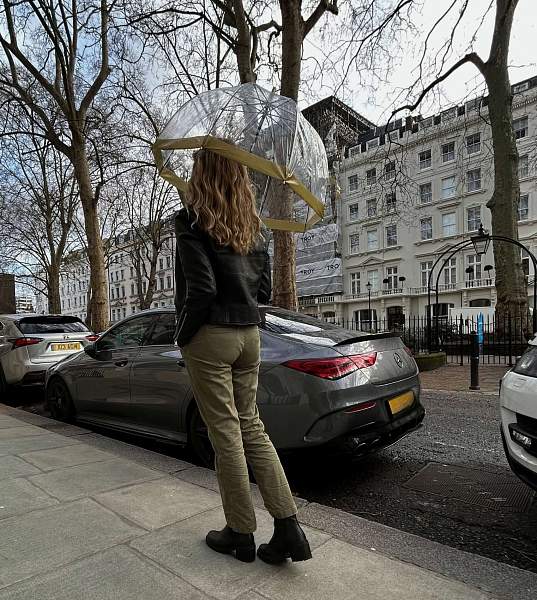 L041-013 Gold (Золотой) Зонт женский трость Fulton Fulton, Артикул: L041-013 Gold фото №1