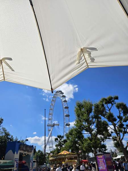 L908-2942 StarCream (Звезда кремовая) Зонт женский трость Fulton Fulton, Артикул: L908-2942 StarCream фото №1