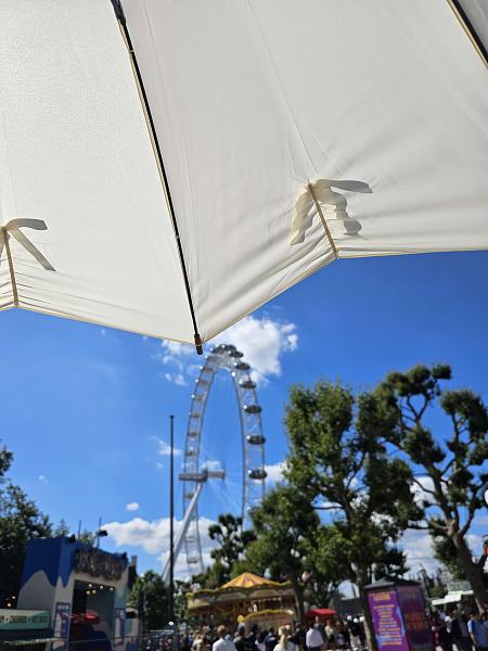 L908-2942 StarCream (Звезда кремовая) Зонт женский трость Fulton Fulton, Артикул: L908-2942 StarCream фото №1