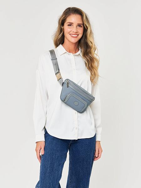 JS-82012-70 голубая сумка женская (кожа) Jane's Story Jane's Story, Артикул: JS-82012-70 фото №1