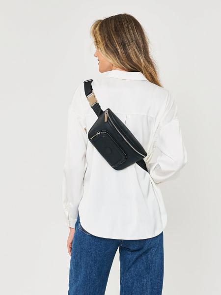 JS-82012-04 черная сумка женская (кожа) Jane's Story Jane's Story, Артикул: JS-82012-04 фото №1