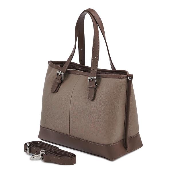 JS-82011-61 бежевая сумка женская (кожа) Jane's Story Jane's Story, Артикул: JS-82011-61 фото №1