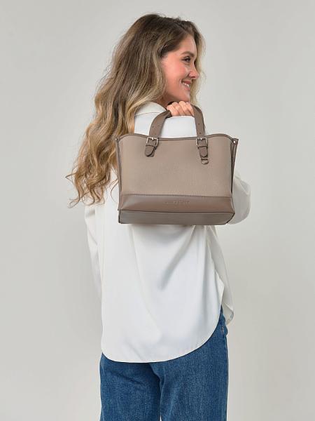 JS-82011-61 бежевая сумка женская (кожа) Jane's Story Jane's Story, Артикул: JS-82011-61 фото №1