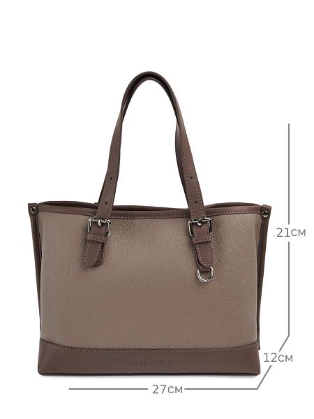 JS-82011-61 бежевая сумка женская (кожа) Jane's Story Jane's Story, Артикул: JS-82011-61 фото №1