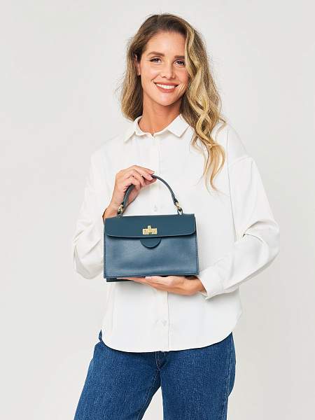 JS-9082-65 зеленая сумка женская (кожа) Jane's Story Jane's Story, Артикул: JS-9082-65 фото №1