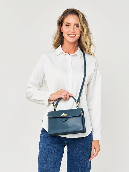 JS-9082-65 зеленая сумка женская (кожа) Jane's Story Jane's Story, Артикул: JS-9082-65 фото №1