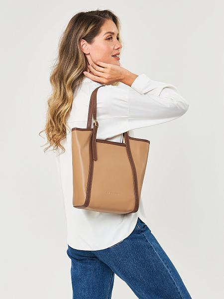 JS-1907-09 коричневая сумка женская (кожа) Jane's Story Jane's Story, Артикул: JS-1907-09 фото №1
