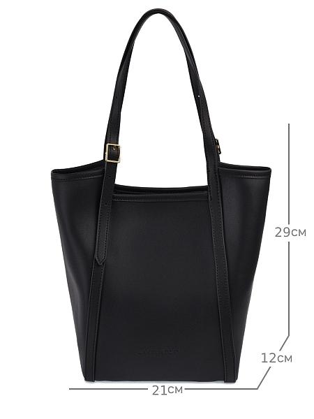 JS-1907-04 черная сумка женская (кожа) Jane's Story Jane's Story, Артикул: JS-1907-04 фото №1