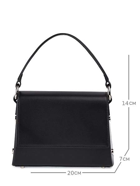 JS-JO465-04 черная сумка женская (кожа) Jane's Story Jane's Story, Артикул: JS-JO465-04 фото №1