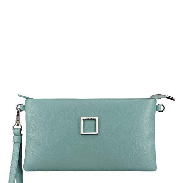 Женская сумочка-клатч 3-в-1 классической формы BRIALDI Coco (Коко) relief mint BR54344TG Бирюзовый Brialdi, Артикул: BR54344TG фото №1