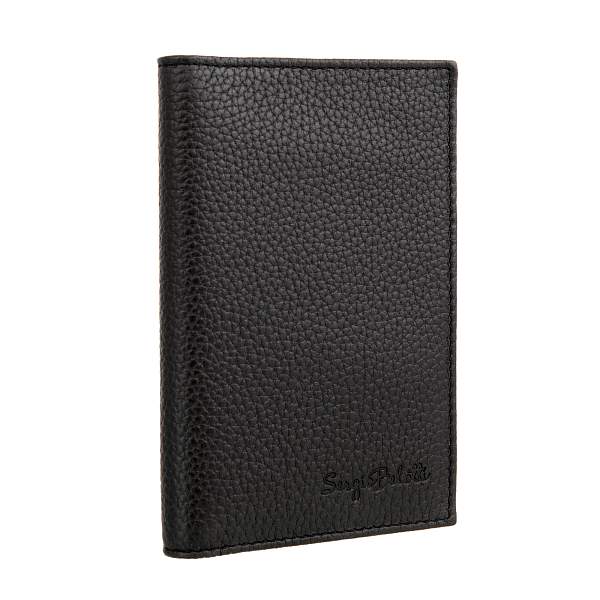 Обложка для паспорта чёрный Sergio Belotti 706192 black Sergio Belotti, Артикул: 706192 black фото №1