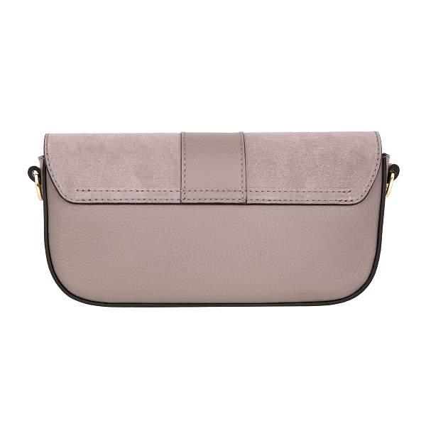 Сумка розовый Sergio Belotti 60327 pink-grey velour Sergio Belotti, Артикул: 60327 pink-grey velour фото №1