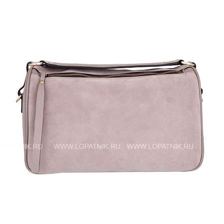 сумка серый sergio belotti 60222 pink-grey velour Sergio Belotti