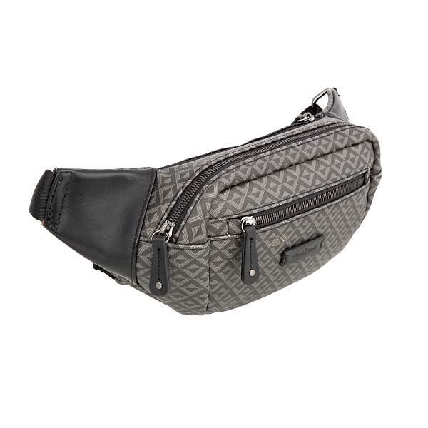Сумка на пояс серый Gianni Conti 5055166 black Gianni Conti, Артикул: 5055166 black фото №1