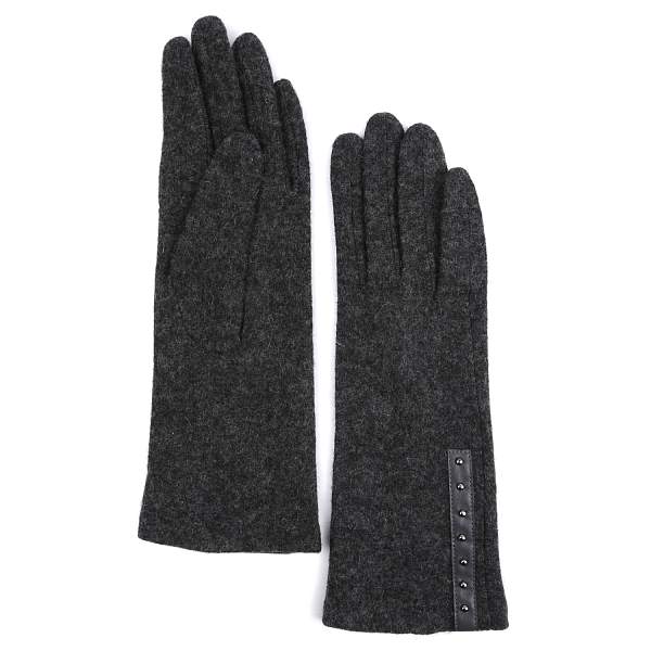TH60-9 FABRETTI Перчатки жен. 85%шерсть/15%эластан Fabretti, Артикул: TH60-9 фото №1
