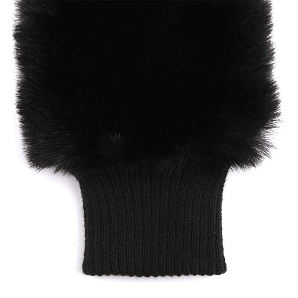 JIF16-1 FABRETTI Перчатки жен. искусственный мех 100%полиэстер, 90% полиэстер/10% эластан Fabretti, Артикул: JIF16-1 фото №1