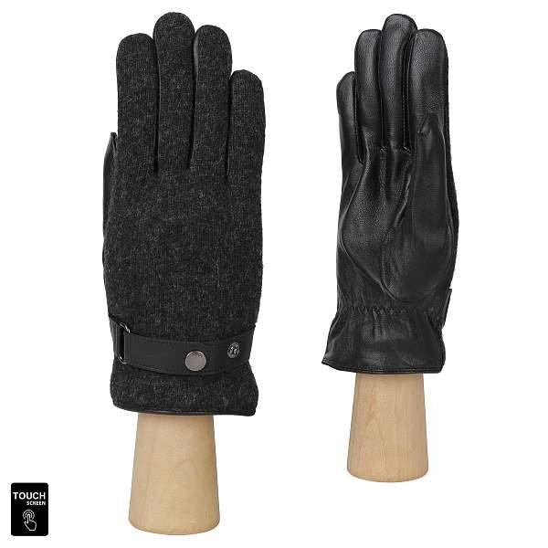 S1.44-1 black FABRETTI Перчатки муж. нат. кожа (размер 10) Fabretti, Артикул: S1.44-1 black фото №1