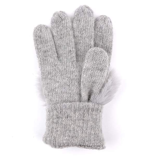 JFF8-9 FABRETTI Перчатки жен. 70%шерсть/20%ангора/10%нейлон Fabretti, Артикул: JFF8-9 фото №1