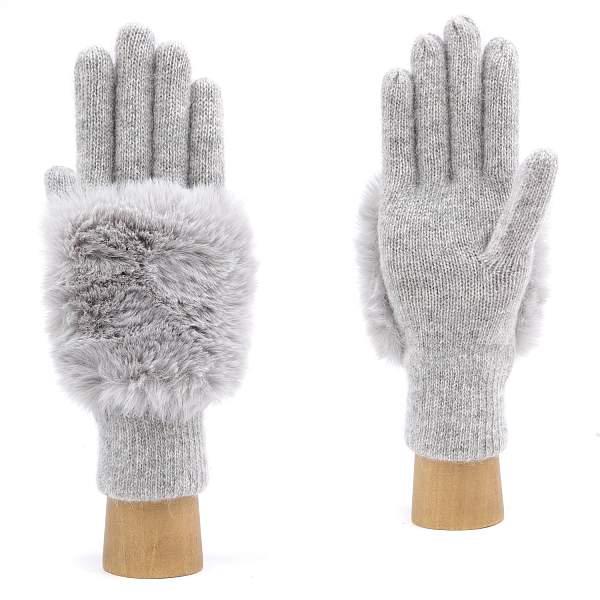 JFF8-9 FABRETTI Перчатки жен. 70%шерсть/20%ангора/10%нейлон Fabretti, Артикул: JFF8-9 фото №1