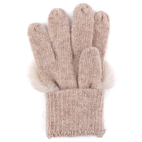 JFF8-10 FABRETTI Перчатки жен. 70%шерсть/20%ангора/10%нейлон Fabretti, Артикул: JFF8-10 фото №1