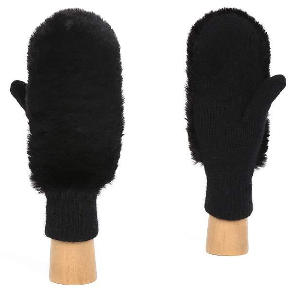 JFF11-1 FABRETTI Рукавицы жен. 70%шерсть/20%ангора/10%нейлон Fabretti, Артикул: JFF11-1 фото №1