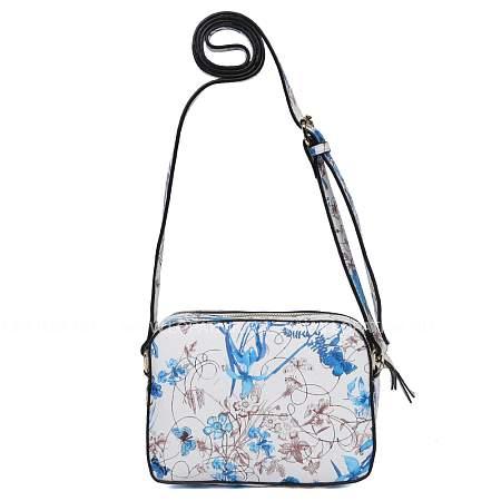 f-38253-blue fabretti сумка жен. искусственная кожа Fabretti Silver