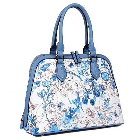 f-c40140-blue fabretti сумка жен. искусственная кожа Fabretti Silver