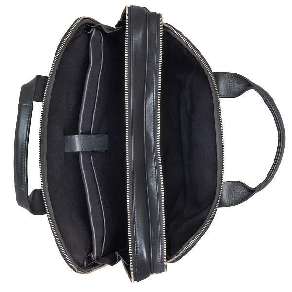 Бизнес-сумка чёрный Sergio Belotti 9282 VT Genoa black Sergio Belotti, Артикул: 9282 VT Genoa black фото №1