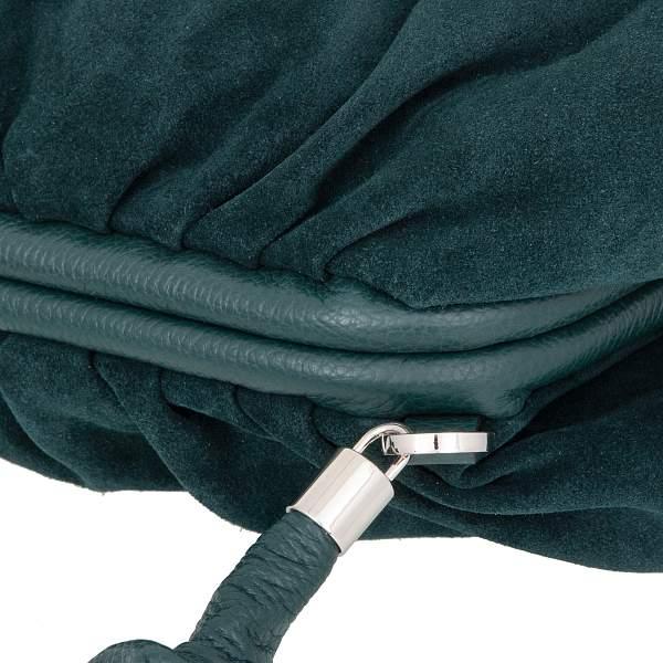 Cумка зелёный Sergio Belotti 60090 Green velour Napoli Sergio Belotti, Артикул: 60090 Green velour Napoli фото №1