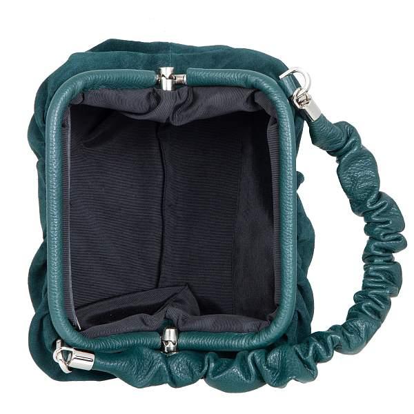Cумка зелёный Sergio Belotti 60090 Green velour Napoli Sergio Belotti, Артикул: 60090 Green velour Napoli фото №1