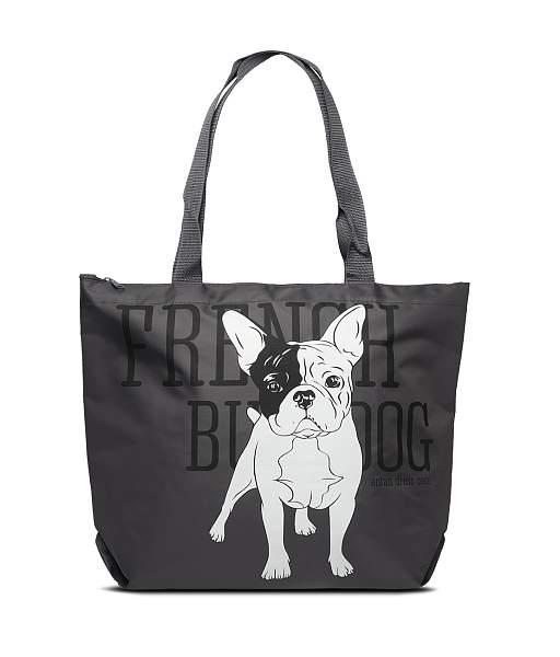 Сумка-шоппер Antan серый ANTAN 1-111 my friend/gray Antan, Артикул: 1-111 my friend/gray фото №1