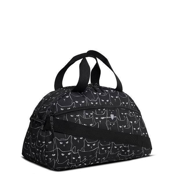 Сумка дорожная Antan чёрный ANTAN 2-322 Cats black Antan, Артикул: 2-322 Cats black фото №1