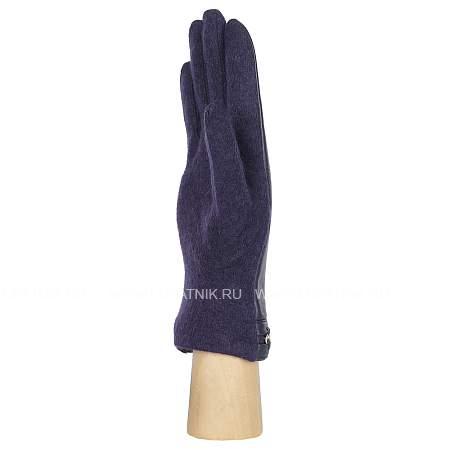 3.22-12 navy fabretti перчатки жен. нат. кожа/трикотаж (размер m) Fabretti
