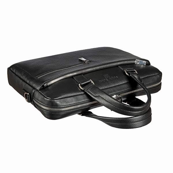 Бизнес-сумка чёрный Sergio Belotti 7027 Napoli black B Sergio Belotti, Артикул: 7027 Napoli black B фото №1