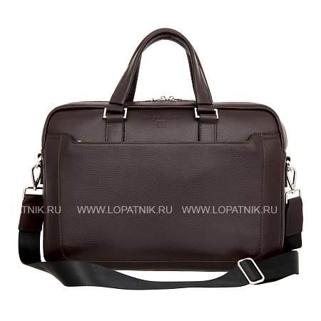 бизнес-сумка тёмно-коричневый sergio belotti 7025 napoli dark brown Sergio Belotti