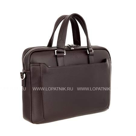 бизнес-сумка тёмно-коричневый sergio belotti 7025 napoli dark brown Sergio Belotti