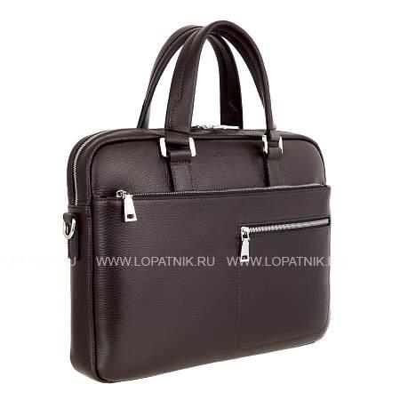 бизнес-сумка коричневый sergio belotti 7027 napoli dark brown Sergio Belotti