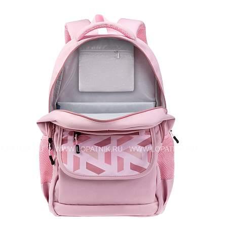 рюкзак torber class x, розовый с орнаментом, 45 x 30 x 18 см + мешок для сменной обуви в подарок! t2743-22-pnk-m Torber
