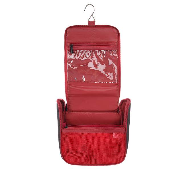 Несессер TORBER, дорожный, чёрный/бордовый, полиэстер 300D, 20 х 18 х 8 см T415-BRD Torber, Артикул: T415-BRD фото №1