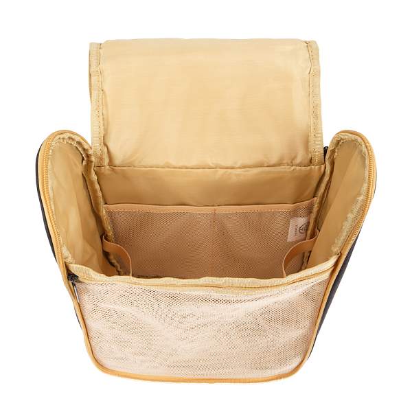 Несессер TORBER, дорожный, чёрный/бежевый, полиэстер 300D, 27 х 22 х 11 см T010-BEI Torber, Артикул: T010-BEI фото №1