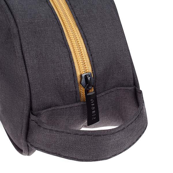 Несессер TORBER, дорожный, чёрный/бежевый, полиэстер 300D, 23 х 12 х 10 см T056-BEI Torber, Артикул: T056-BEI фото №1