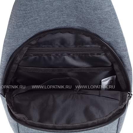 рюкзак torber с одним плечевым ремнем, серый, полиэстер 300d, 33 х 17 х 6 см t062-gre Torber